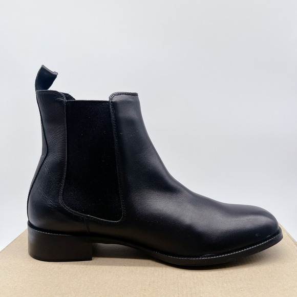 La Canadienne Smile Waterproof Chelsea Ankle Boots Bootie Black Leather US 11 - Picture 9 of 13